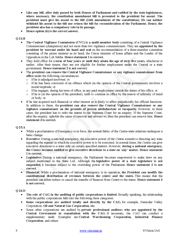Vision IAS PT Test Series 2025 – Test 1 (4701) [B/W PRINTOUT ...
