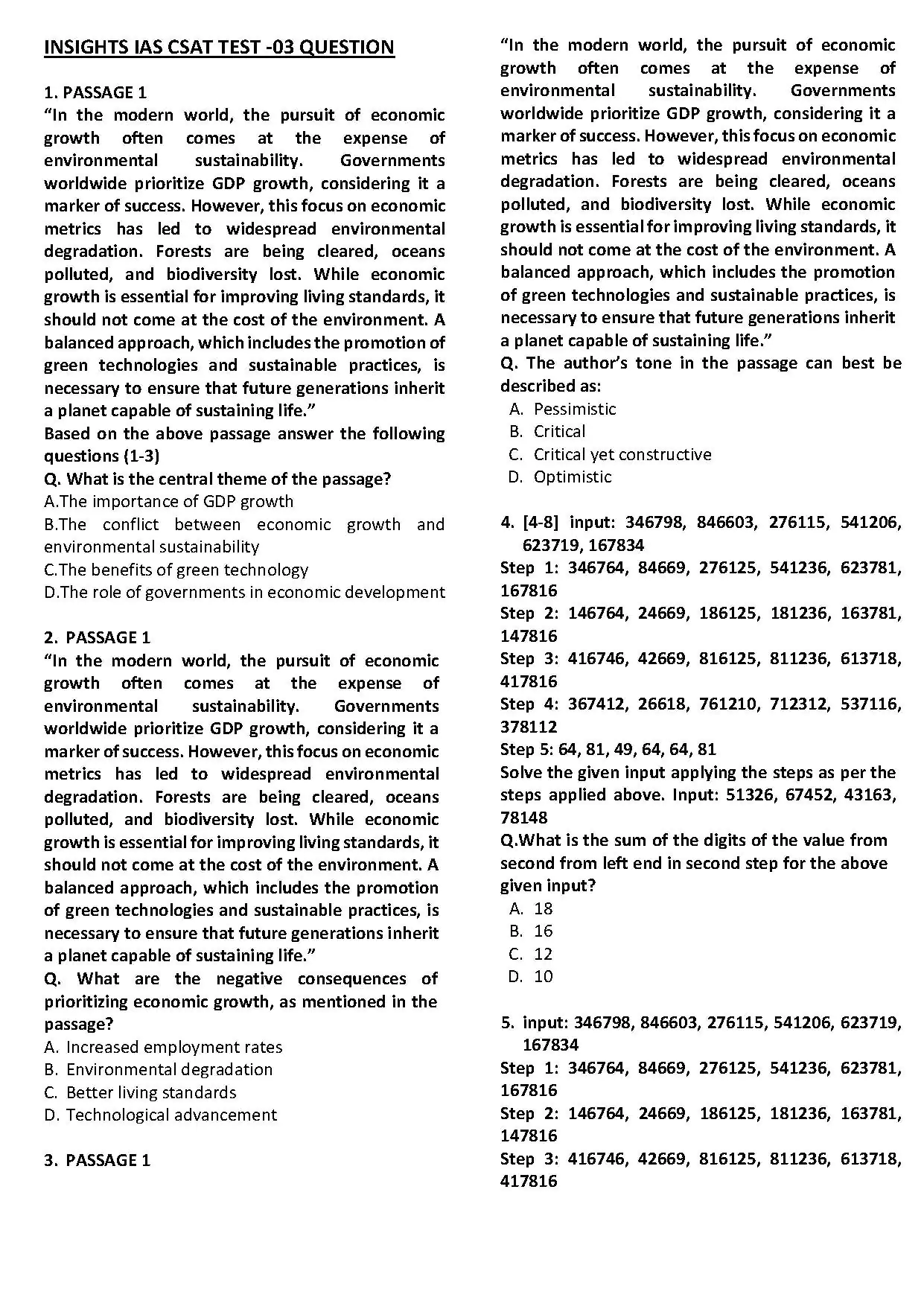INSIGHT IAS CSAT Prelims 2025 Test 3 (ENG) - Image 2