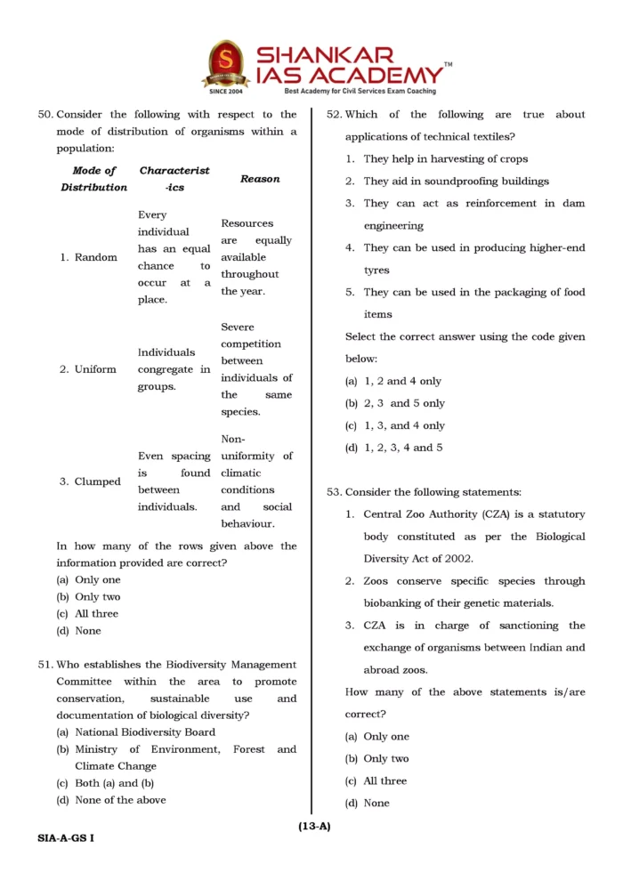 Shankar IAS UPSC Prelims 2025 Environment 200 MCQ’S For Practice With ...