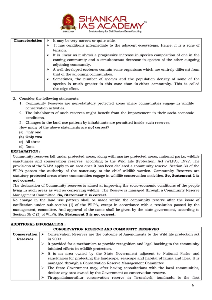 Shankar IAS UPSC Prelims 2025 Environment 200 MCQ’S For Practice With ...
