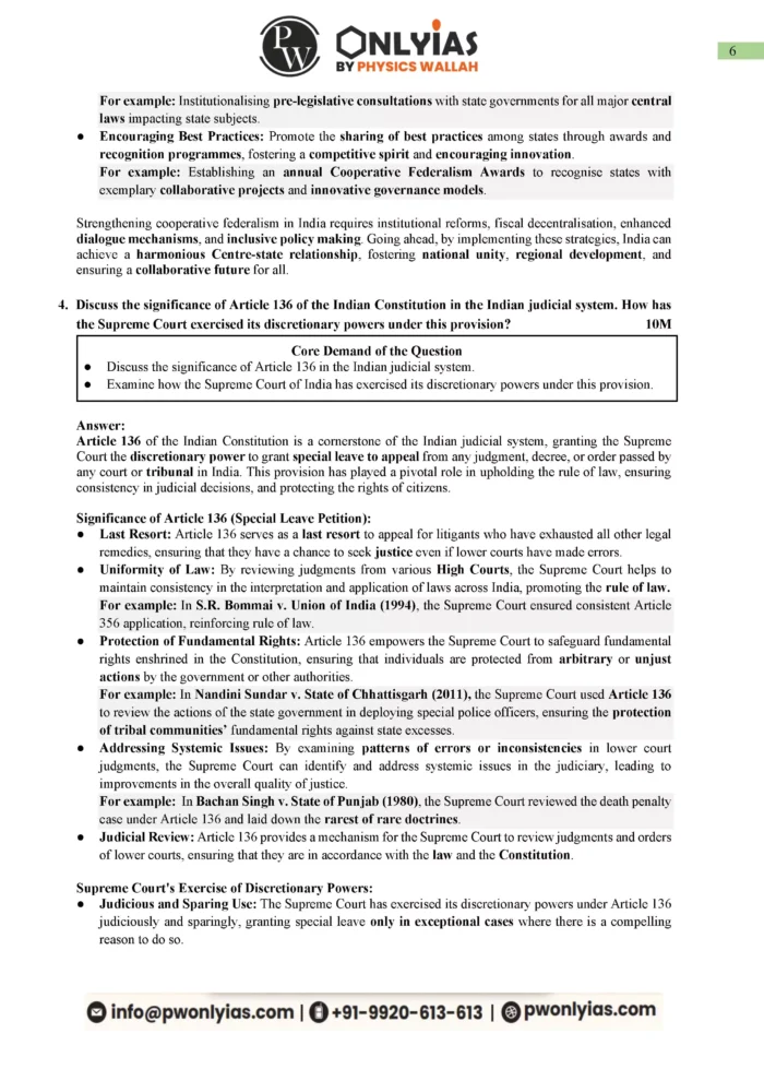 Only IAS Mains 2025 Test 1 To 10 Q+S – English Medium – Xerox ...