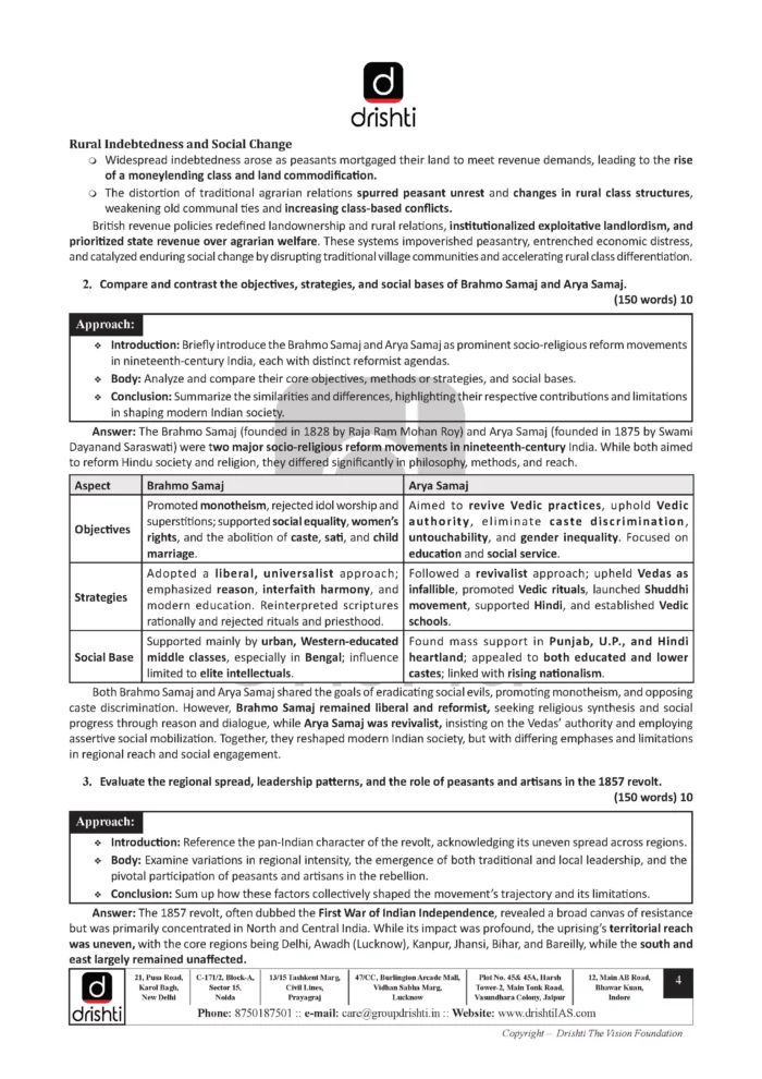 DRISHTI IAS MAINS TEST SERIES 2026 TEST 1 TO 5 ENGLISH MEDIUM ...