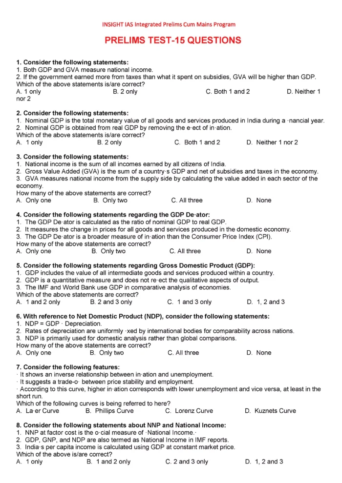 Insight IAS Prelims 2026 Test 11 To 15 – ENG MEDIUM – upsccopycenter