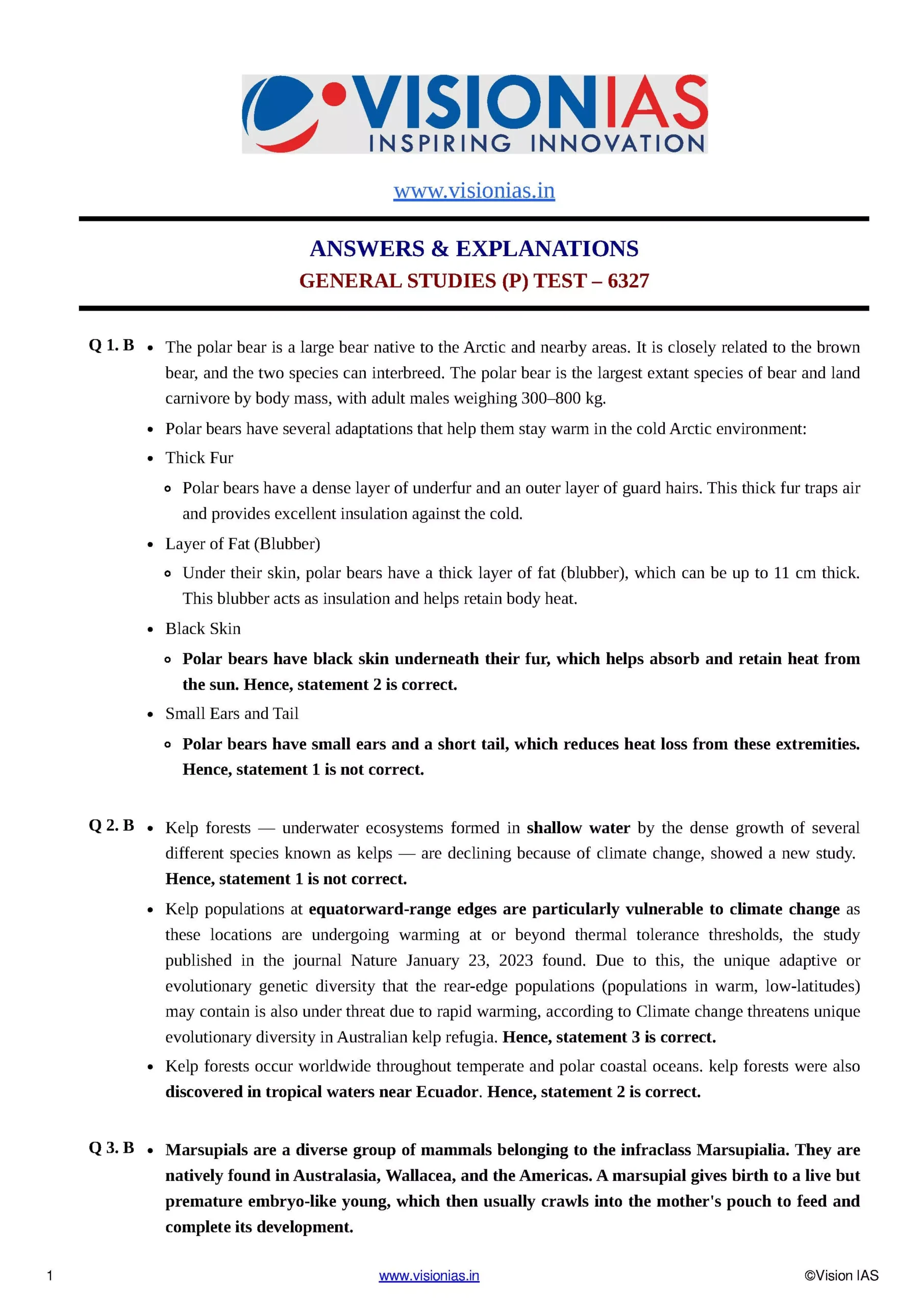 (Set) Vision IAS PT Test Series 2026 – Test 16 (6325) To Test 20 (6330) – Eng Medium – Xerox - Image 7