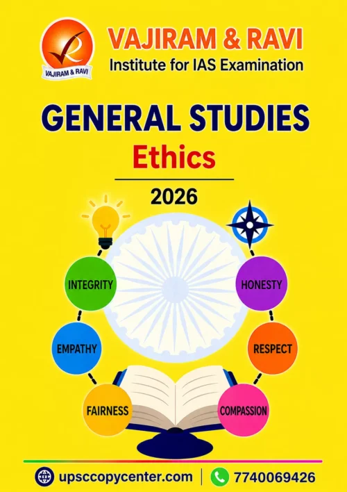 Vajiram & Ravi UPSC CSE Ethics Notes 2026 Eng Medium (Xerox)