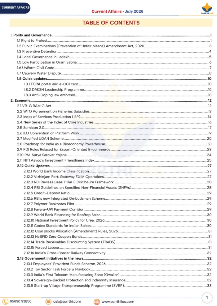 Vision Ias Ethics Notes.pdf SARRTHI IAS THE SHORTLIST JULY CURRENT AFFAIRS MAGAZINE ENGLISH MEDIUM ...