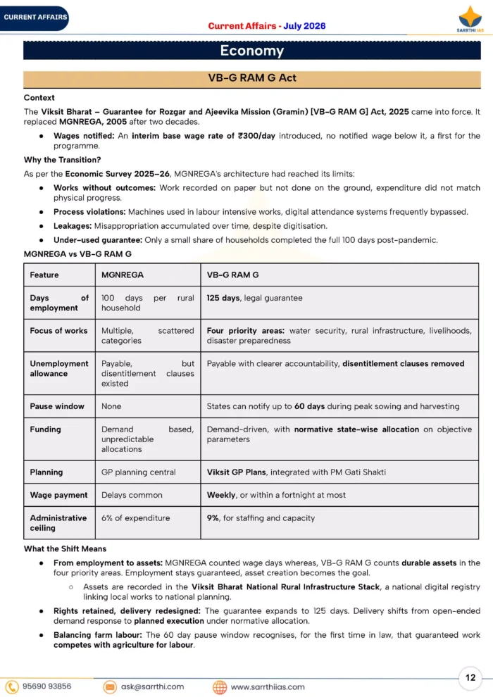 Vision Ias Ethics Notes.pdf SARRTHI IAS THE SHORTLIST JULY CURRENT AFFAIRS MAGAZINE ENGLISH MEDIUM ...