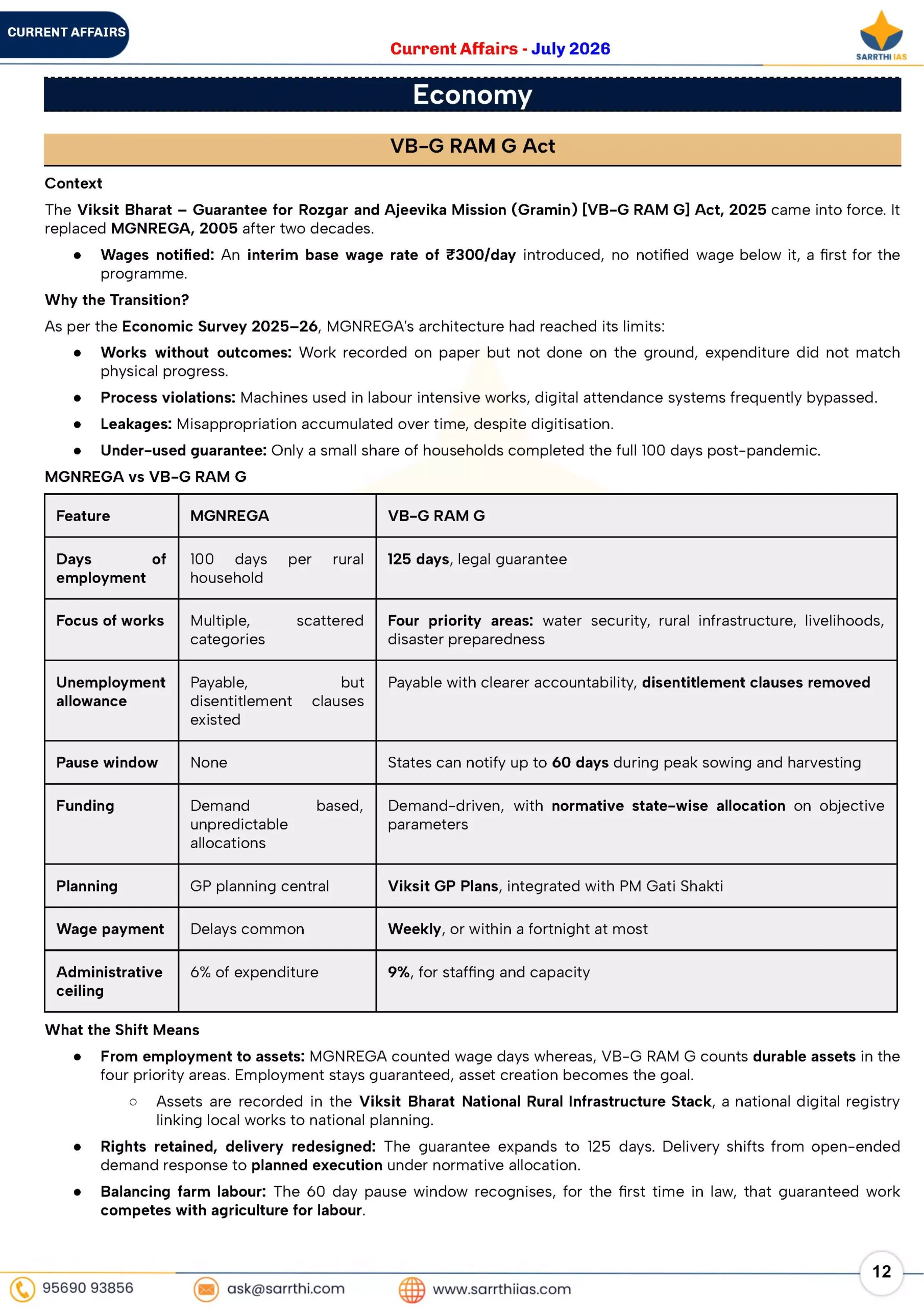 SARRTHI IAS THE SHORTLIST JULY CURRENT AFFAIRS MAGAZINE ENGLISH MEDIUM - BW PRINTOUT - Image 4